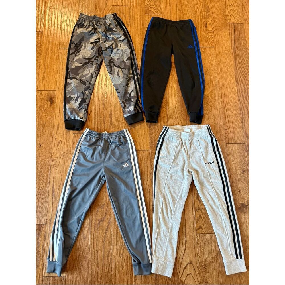 Adidas boys sweatpants jogger bundle size 7/8 - Picture 13 of 13